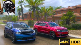 Jeep Grand Cherokee & Dodge Durango SRT | CONVOY | Forza Horizon 5 | Thrustmaster TH8A   gameplay