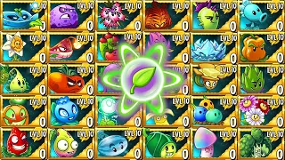 PvZ 2 Challenge - All Plants Max Level Power Up vs 999 Gargimp Legal Zombie!