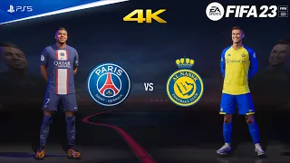 FIFA 23 - PSG vs Al Nassr - Messi, Ronaldo, - Friendly Match Gameplay | PS5™ Next Gen [4K60fps]