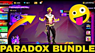 Finally The Paradox Bundle Has Came In Free Fire | How Many Diamonds Will The Paradox Bundle Cost✌️
