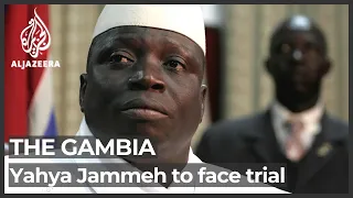 Former Gambian president accused of human rights abuses