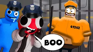 Barry Prison Escape in Rainbow Friends Barry Prison Escape ( Scary Obby ) in Roblox