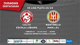 [RESUMEN] CALVO ESCOLA LUBIÁNS - MARTINELIA MANLLEU [OK LIGA PLATA NORTE - J16]