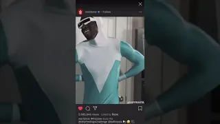 Frozone does the dotheshiggy challenge