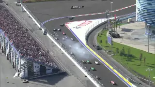 2014 FORMULA 1 RUSSIAN GRAND PRIX - Race Highlights