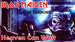 IRON MAIDEN Guitar Harmonies #48 Heaven Can Wait lesson with tabs