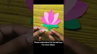 Unique paper craft / easy origami | simple paper lotus