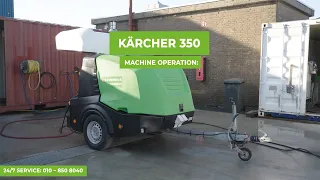 Machine Operation - Kärcher HDS Hot Water Unit - Instructions - Doornbos Equipment