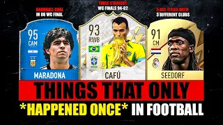 20 Things that **ONLY HAPPENED ONCE** in Football History! 💀🤯