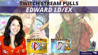 (DFFOO GL) Twitch Stream Pulls for Edward LD!!! Bonus Kimahri LD pulls!