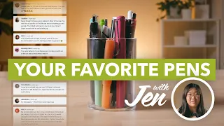 2021 PEOPLE'S CHOICE! YOUR TOP Gel Pens, Ballpoint Pens, Fountain Pens, & More!