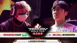 Jeondding (Eddy) Vs Raef (Jin) TOP 8 | TWT 2022 - Global Finals | Tekken 7