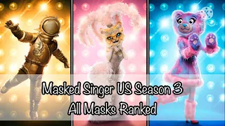 Masked Singer US Season 3 | All Masks Ranked