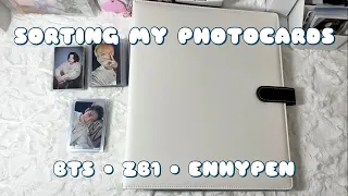 organizing photocards in my binder #38 [bts, zb1 & enhypen]