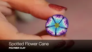 Creating A Spotted Flower Cane with Polymer Clay Tutorial