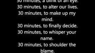 [Lyrics] 30 Minutes - t.A.T.u.