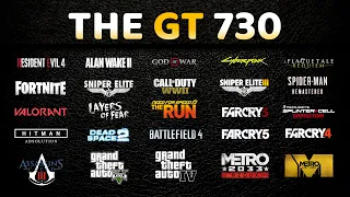 GT 730 : Test in 65 Games in 2024🔥