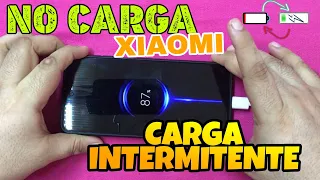 Celular Xiaomi No Carga / no sube la carga / se desconecta el cargador/ ERROR DE CARGA RAPIDA MIUI12