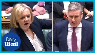 ‘Promises don’t even last a week’: Keir Starmer taunts Liz Truss in PMQs