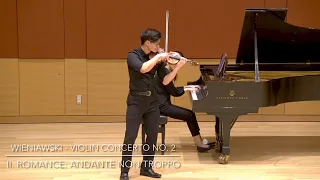 Michael Fisher | Wieniawski: Violin Concerto No. 2 | II. Romance: Andante non troppo