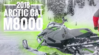 2018 Arctic Cat M8000 In Revelstoke BC with Caleb Kesterke!!!