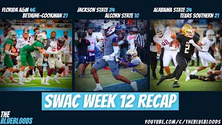 SWAC Football Week 12 Recap | The Bluebloods