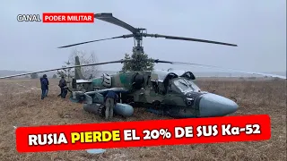 Rusia ya perdio el 20% de su flota de Ka-52 en Ucrania