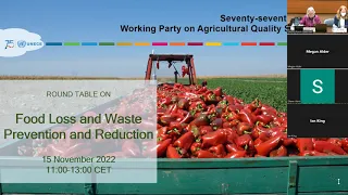 Round Table Food loss prevention  15 November 2022