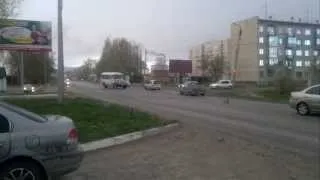 11_05 Автобус КАВЗ, с  работниками ОАО «Кристалл» попал в аварию в Бердске