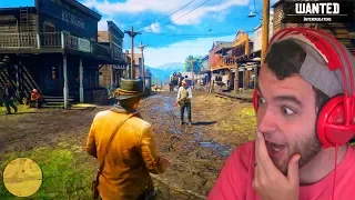 RED DEAD REDEMPTION 2 GAMEPLAY REACTION - OFFICIAL GAMEPLAY TRAILER #4 (RDR 2 Gameplay PS4)