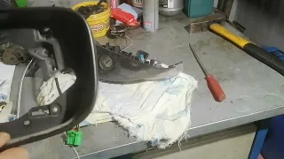 Снятие в ремонт бокового зеркала Вольво ХС60 дизель 2012г VOLVO 7. #зеркалозаднеговида