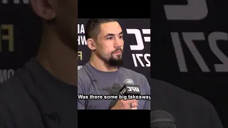 Robert Whittaker Talks about what went wrong against Israel Adesanya #shorts