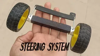 how to make a steering system for rc tractor!
