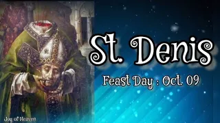 ST. DENIS AND COMPANIONS Story || Feast Day : Oct. 09