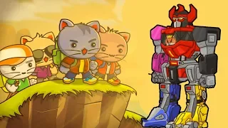 Ударный отряд КОТЯТ из STEAM | СЕКРЕТНЫЙ УРОВЕНЬ D и ФОКСОЗОРД | Мультик ИГРА Strike Force Kitty