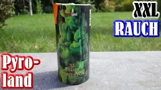 Pyroland XXL RAUCHPROJEKTOR grün | GRÜNER Pyro Rauch [Full HD]