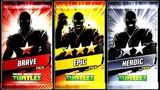 NEW BRAVE, HEROIC & EPIC PACKS (TMNT LEGENDS)