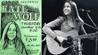 Kate Wolf 03 "She Rises Like the Dolphin" Live at Cabo's, Chico CA 1979 (audio only)