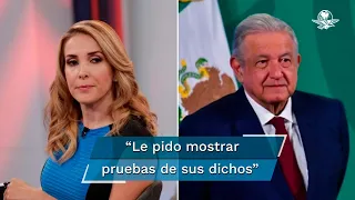 Uresti responde a AMLO por exhibirla en la mañanera por informar de una "ciudad amurallada" en el 8M