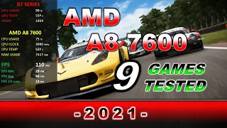 AMD A8 7600 (R7 Series) 8GB 2x4 @ 1600 - Probado con 9 Juegos en el 2021
