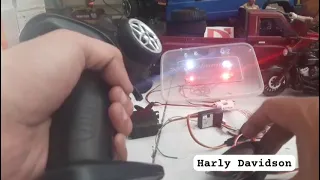 Simple Sound Engine + light Harley Davidson