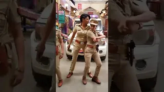 Kavita Kaushik in Police Uniform Dance