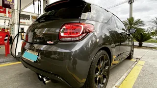 CITROEN DS3 1.6 TURBO EM DETALHES - ACELERADAS, RONCO..