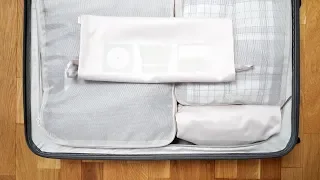 How to use packing cubes | Folding clothes | Minimalist closet | Packing hacks