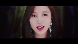 all twice mv but every time they say a english word switches to another mv