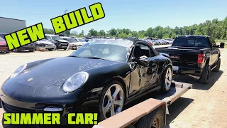 bought wrecked porsche 911 turbo at an auction! Copart?