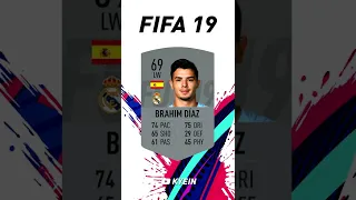 Brahim Díaz - FIFA Evolution (FIFA 17 - FIFA 22)