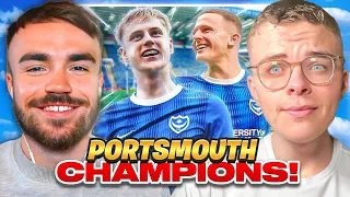 HOW PORTSMOUTH FC WON LEAGUE ONE! 🏆💙 ft FourNillWrittenAllOverIt