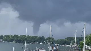 Storm impacts seen near Lake Norman