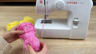 Knitting Threads on the Sewing Machine Will Be Very Useful to You. Sewing techniques, sewing tips.